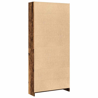 vidaXL Étagère à livres aspect bois de récupération 80x24x176 cm bois d'ingénierie