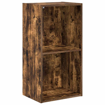 vidaXL Bibliothèque chêne fumé 40x30x77 cm Bois d'ingénierie