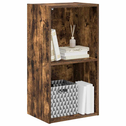 vidaXL Bibliothèque chêne fumé 40x30x77 cm Bois d'ingénierie
