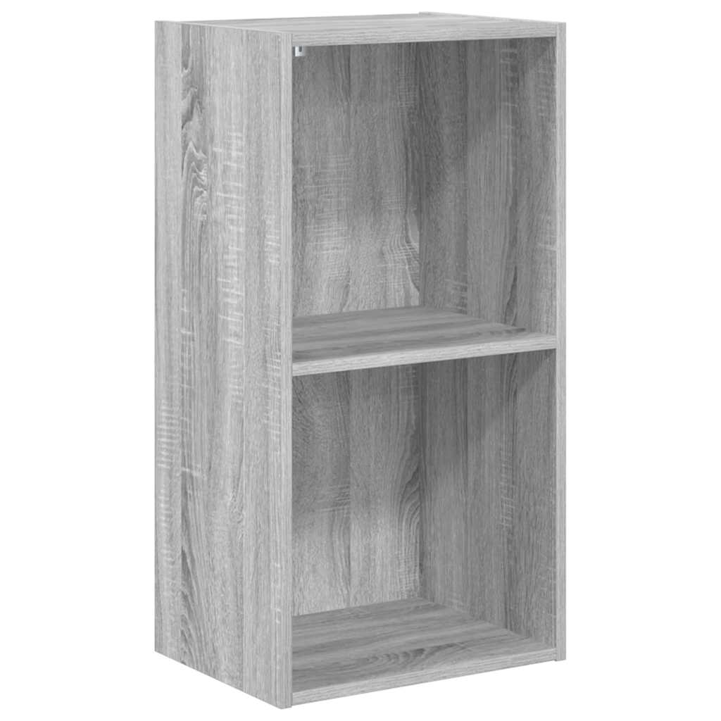 Bücherregal Grau Sonoma 40x30x77 cm Holzwerkstoff