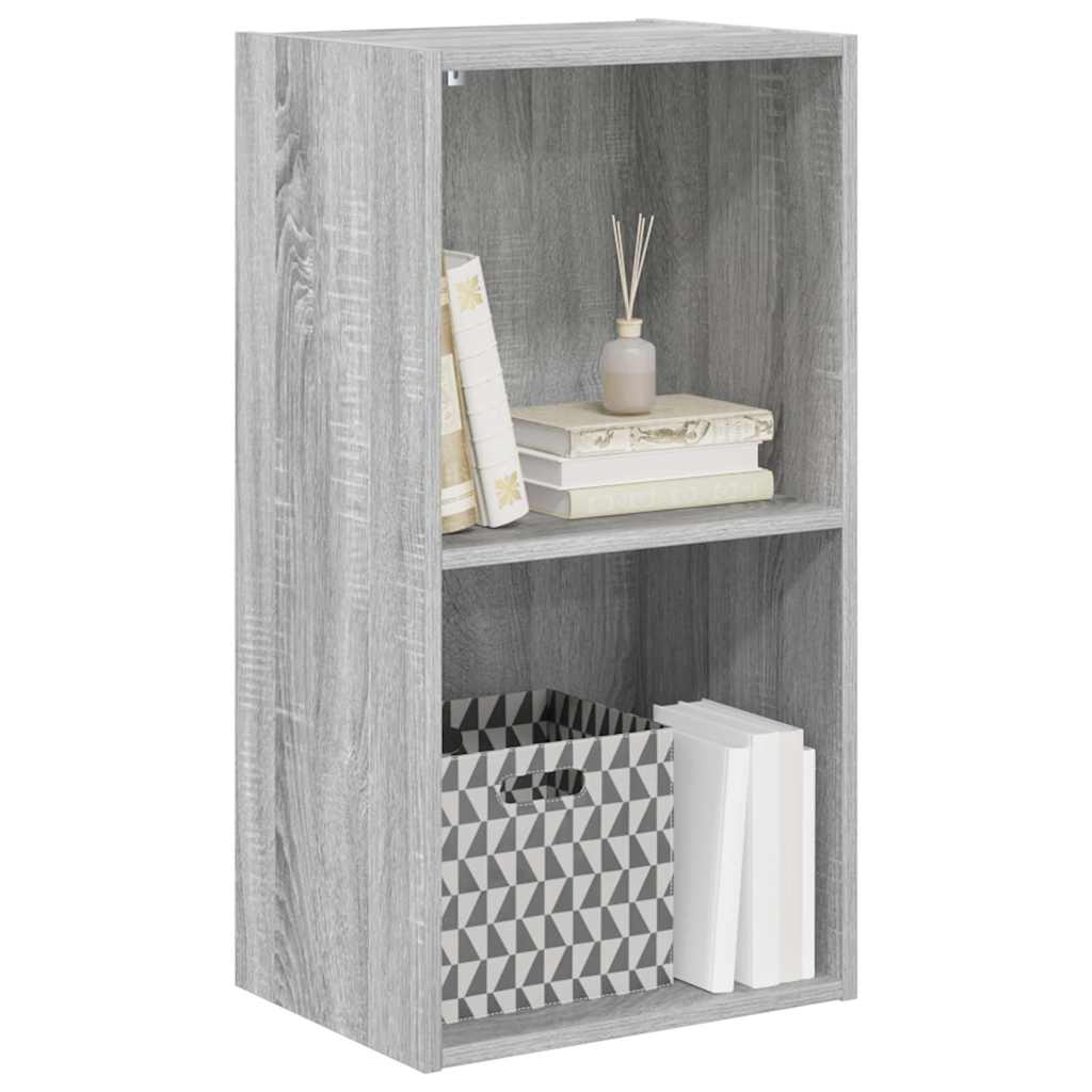 vidaXL Étagère à livres gris sonoma 40x30x77 cm bois d'ingénierie
