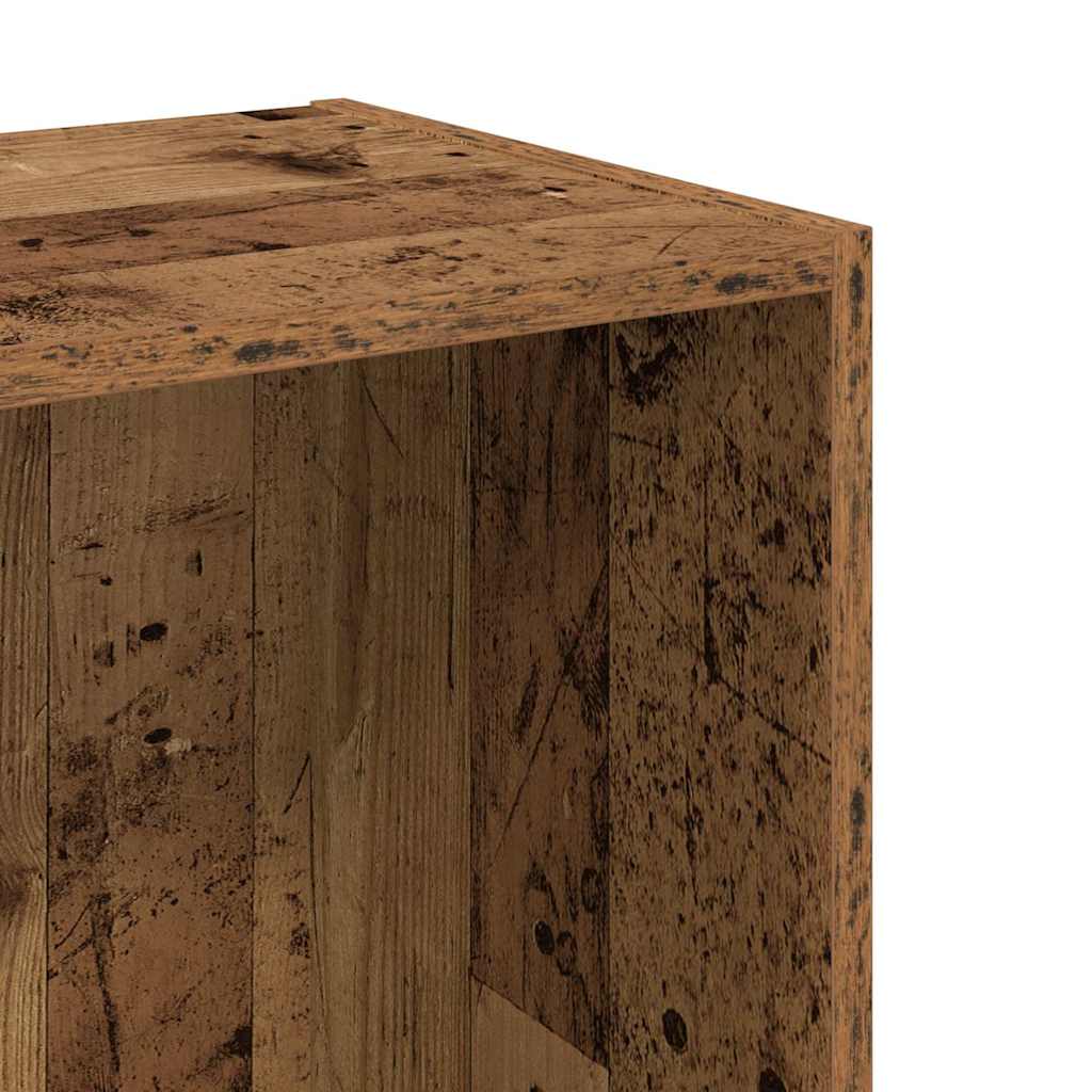vidaXL Bücherregal Altholz-Optik 40x30x77 cm Holzwerkstoff