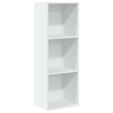 vidaXL Bücherregal Weiß 40x30x114 cm Holzwerkstoff