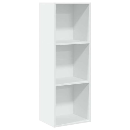 vidaXL Bücherregal Weiß 40x30x114 cm Holzwerkstoff