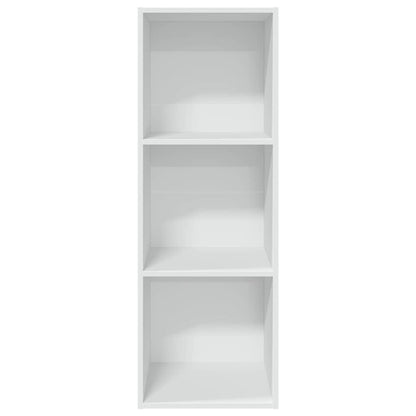 vidaXL Bücherregal Weiß 40x30x114 cm Holzwerkstoff