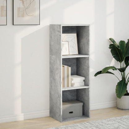 vidaXL Bücherregal Betongrau 40x30x114 cm Holzwerkstoff
