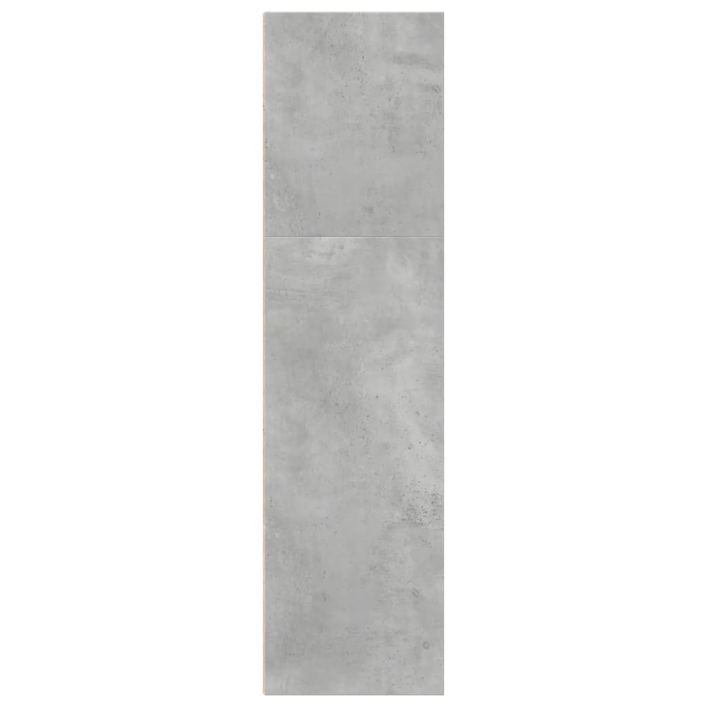 vidaXL Bücherregal Betongrau 40x30x114 cm Holzwerkstoff
