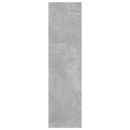 vidaXL Bücherregal Betongrau 40x30x114 cm Holzwerkstoff