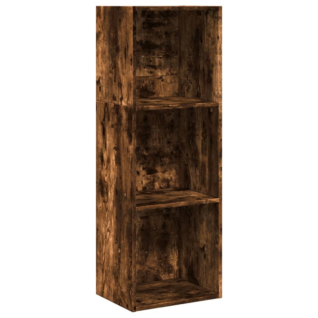 vidaXL Bücherregal Räuchereiche 40x30x114 cm Holzwerkstoff