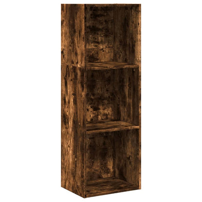 vidaXL Bücherregal Räuchereiche 40x30x114 cm Holzwerkstoff