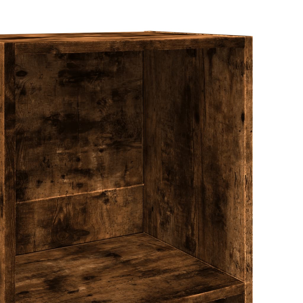 vidaXL Bücherregal Räuchereiche 40x30x114 cm Holzwerkstoff
