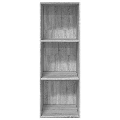 vidaXL Bücherregal Grau Sonoma 40x30x114 cm Holzwerkstoff
