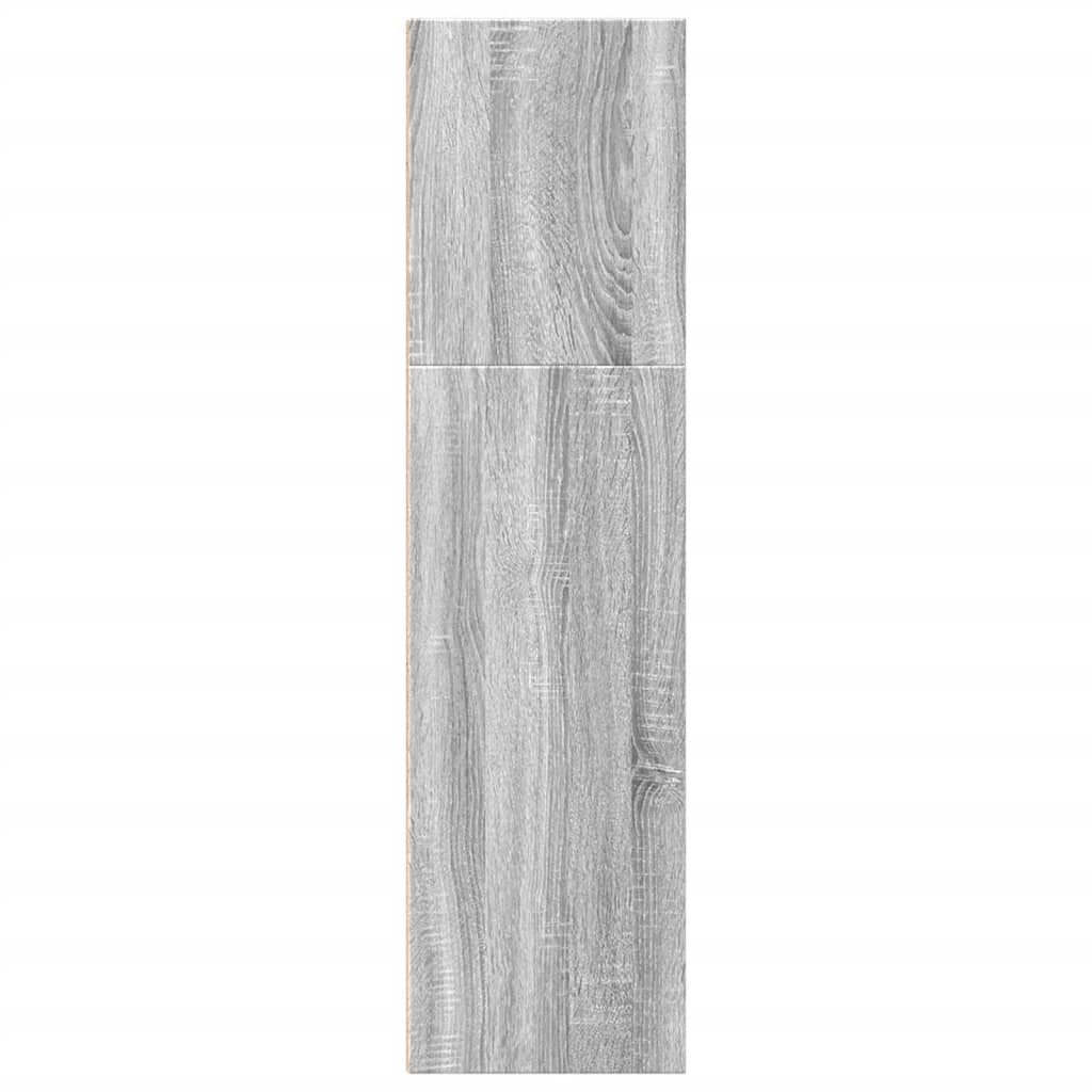 vidaXL Bücherregal Grau Sonoma 40x30x114 cm Holzwerkstoff