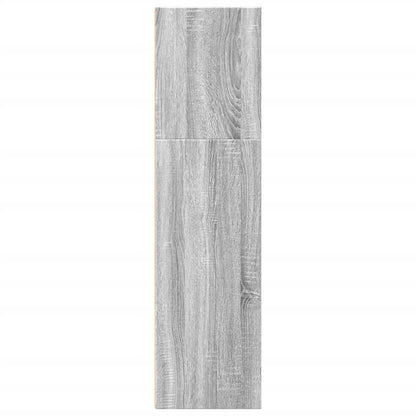 vidaXL Bücherregal Grau Sonoma 40x30x114 cm Holzwerkstoff