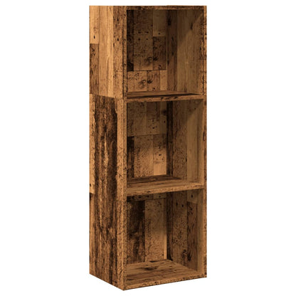 vidaXL Bücherregal Altholz-Optik 40x30x114 cm Holzwerkstoff