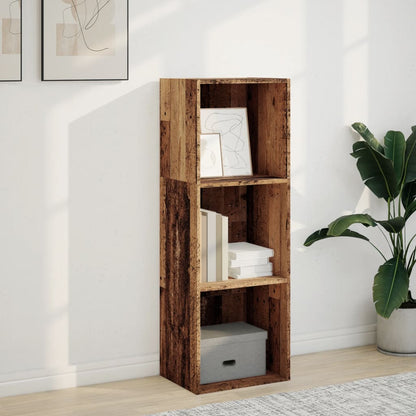vidaXL Bücherregal Altholz-Optik 40x30x114 cm Holzwerkstoff