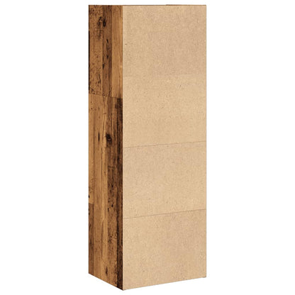 vidaXL Bücherregal Altholz-Optik 40x30x114 cm Holzwerkstoff