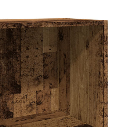 vidaXL Bücherregal Altholz-Optik 40x30x114 cm Holzwerkstoff