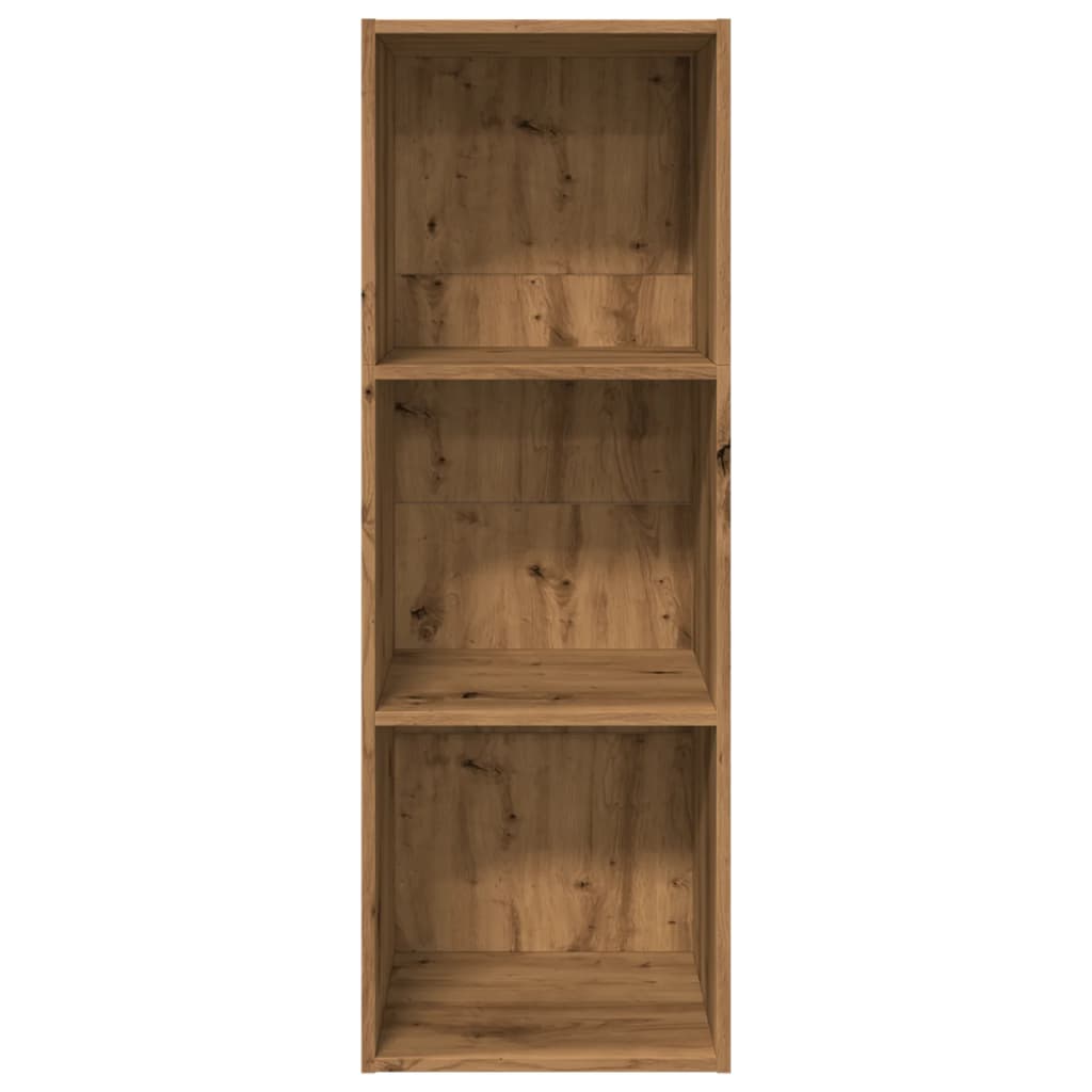 vidaXL Bücherregal Artisan-Eiche 40x30x114 cm Holzwerkstoff