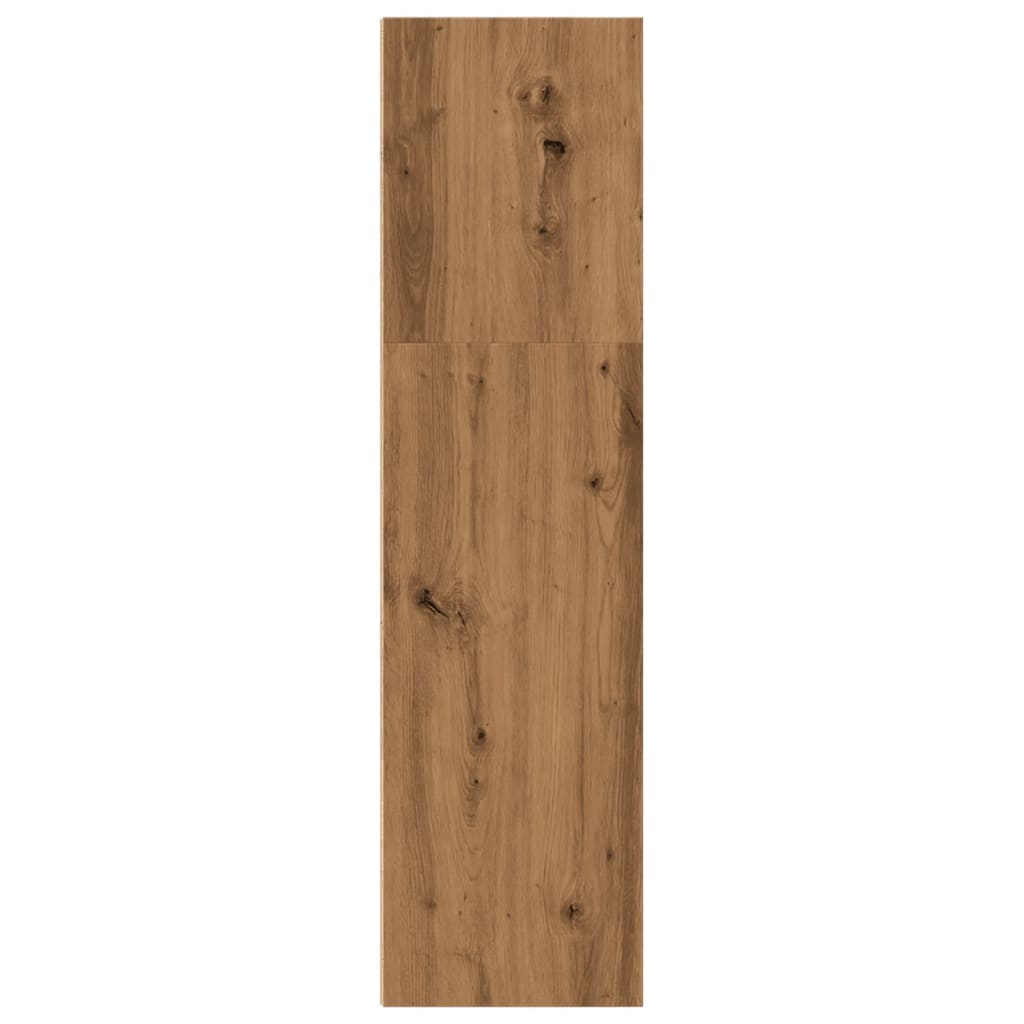 vidaXL Bücherregal Artisan-Eiche 40x30x114 cm Holzwerkstoff
