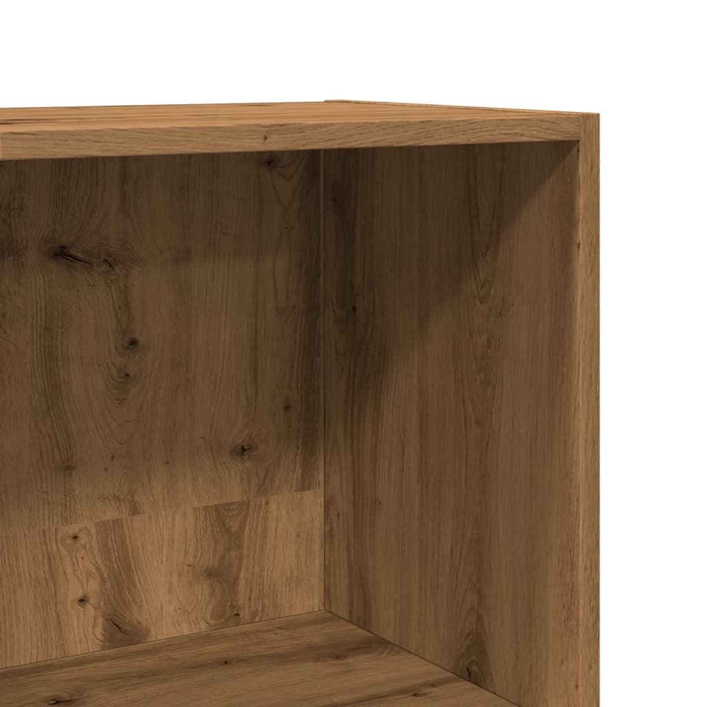 vidaXL Bücherregal Artisan-Eiche 40x30x114 cm Holzwerkstoff