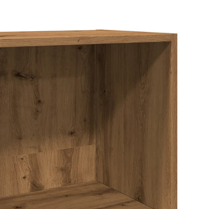 vidaXL Bücherregal Artisan-Eiche 40x30x114 cm Holzwerkstoff