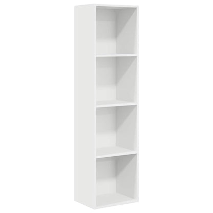 vidaXL Bücherregal Weiß 40x30x152 cm Holzwerkstoff