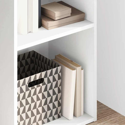 vidaXL Bücherregal Weiß 40x30x152 cm Holzwerkstoff