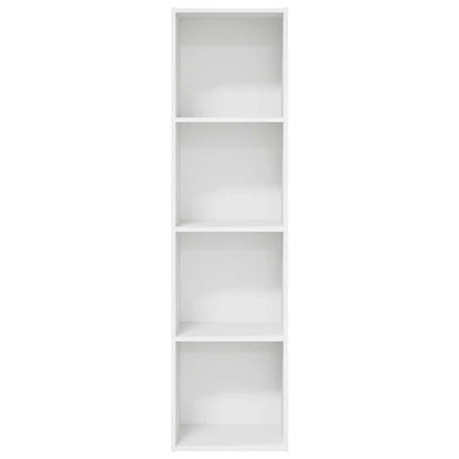 vidaXL Bücherregal Weiß 40x30x152 cm Holzwerkstoff