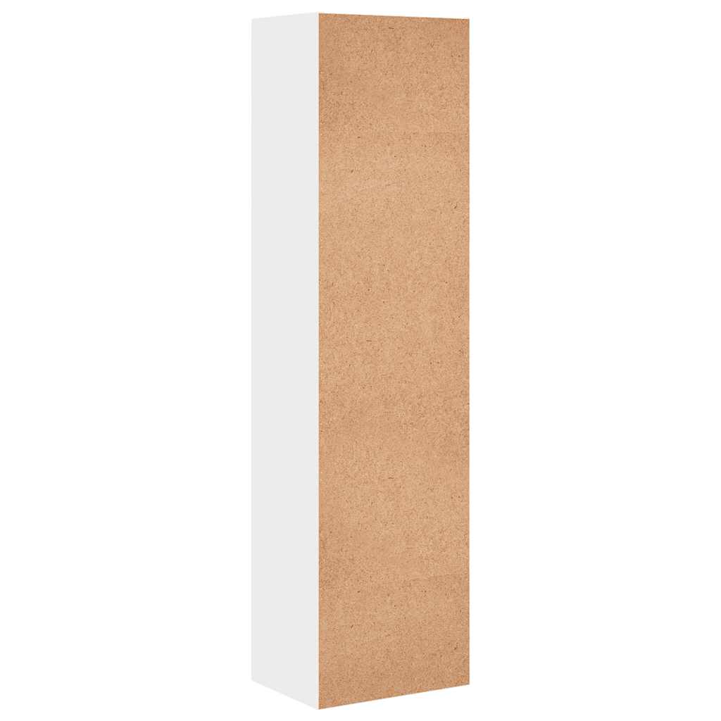 vidaXL Bücherregal Weiß 40x30x152 cm Holzwerkstoff