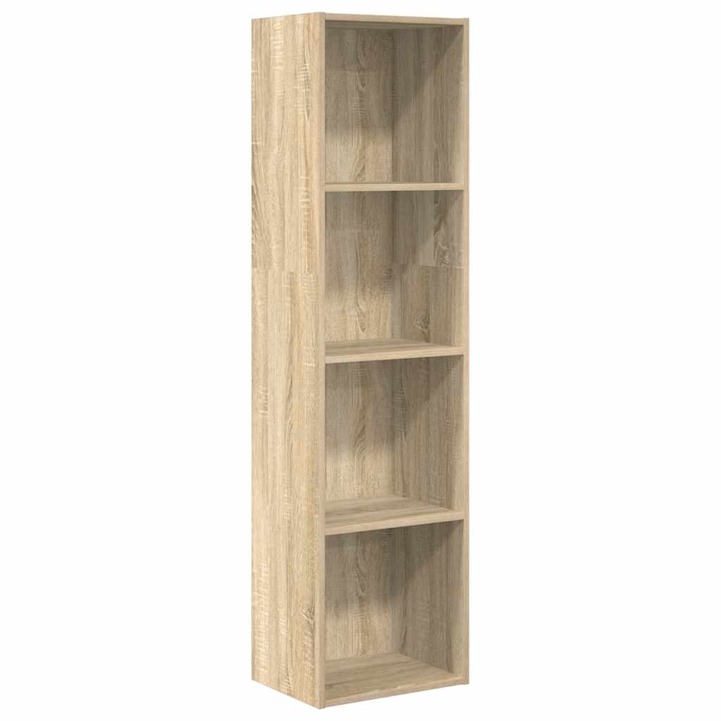 vidaXL Bücherregal Sonoma-Eiche 40x30x152 cm Holzwerkstoff