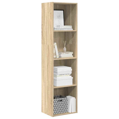 vidaXL Bücherregal Sonoma-Eiche 40x30x152 cm Holzwerkstoff