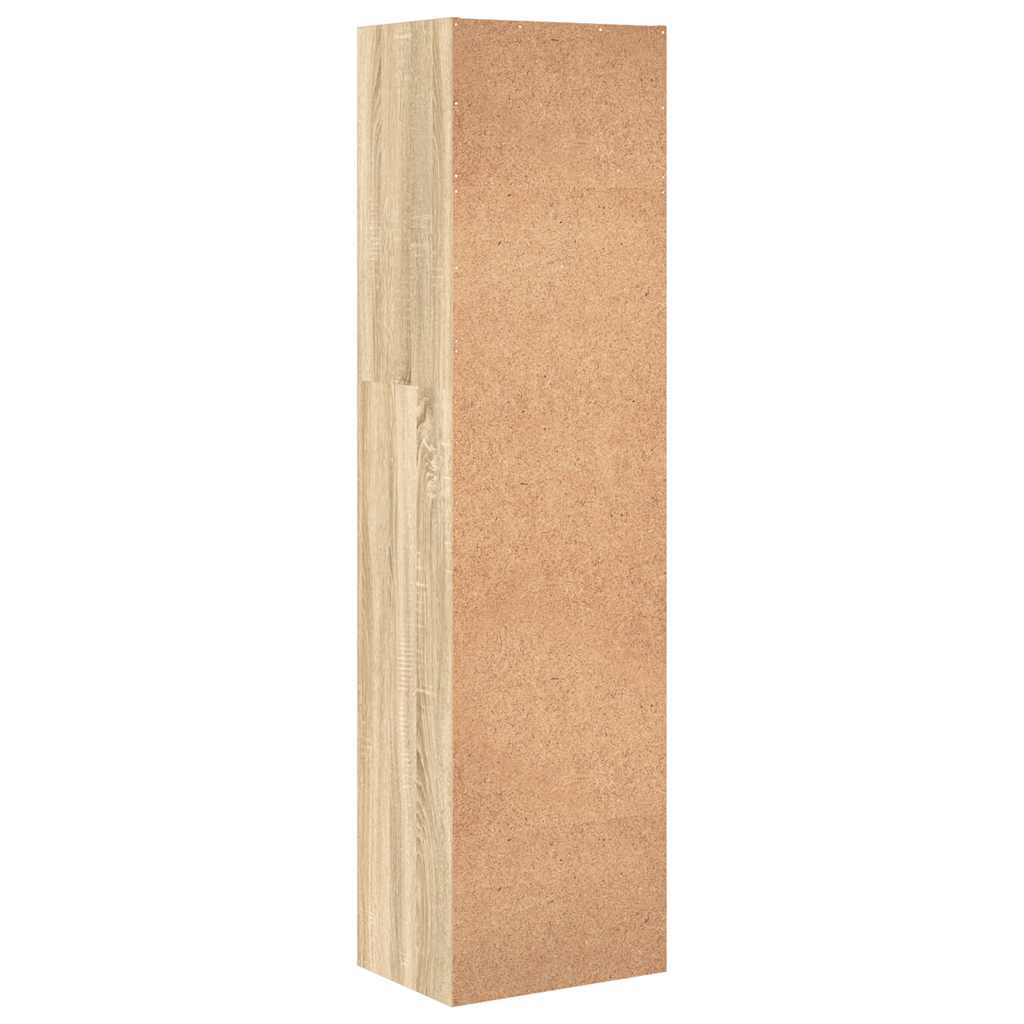 vidaXL Bücherregal Sonoma-Eiche 40x30x152 cm Holzwerkstoff