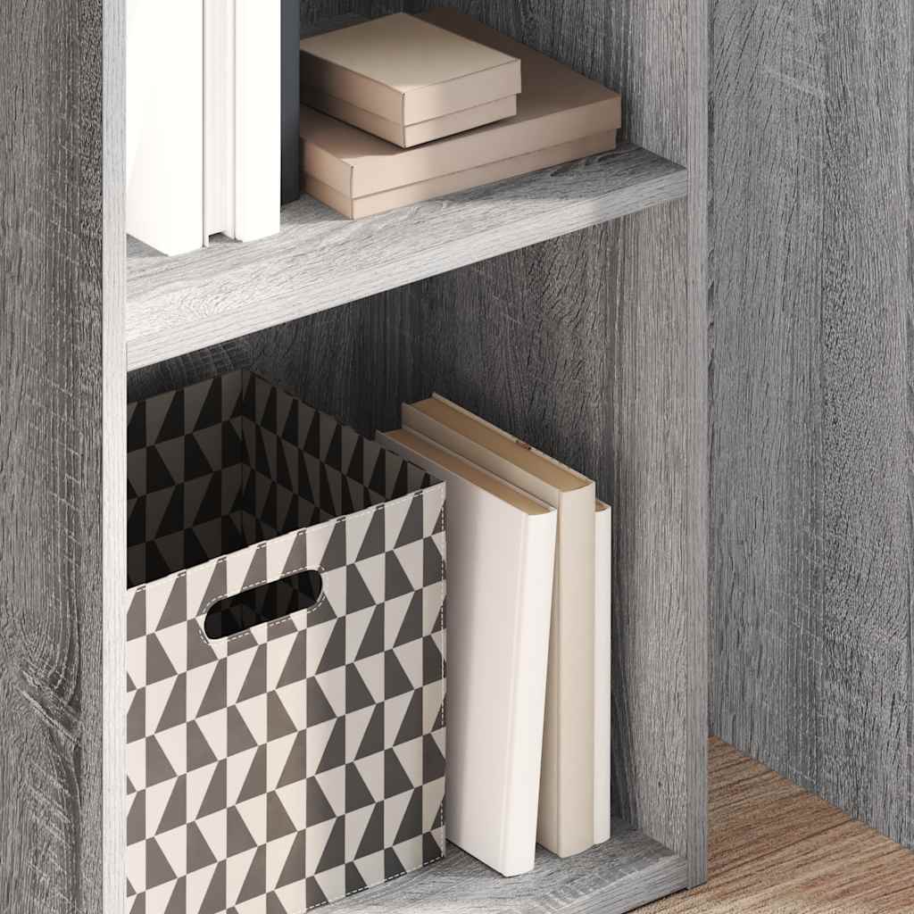 vidaXL Bibliothèque gris Sonoma 40x30x152 cm en bois d'ingénierie