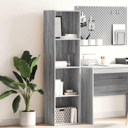 vidaXL Bibliothèque gris Sonoma 40x30x152 cm en bois d'ingénierie