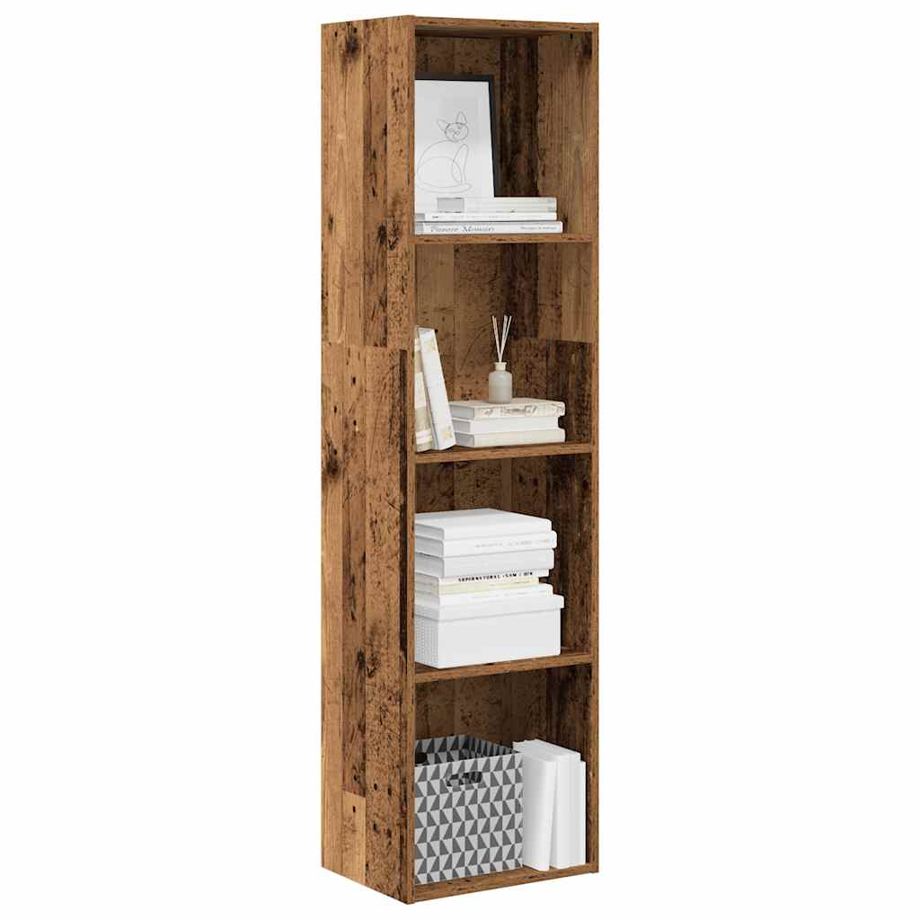vidaXL Bücherregal Altholz-Optik 40x30x152 cm Holzwerkstoff