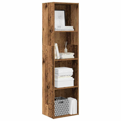 vidaXL Bücherregal Altholz-Optik 40x30x152 cm Holzwerkstoff