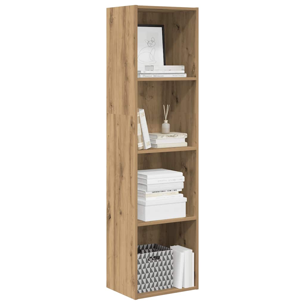 vidaXL Bücherregal Artisan-Eiche 40x30x152 cm Holzwerkstoff