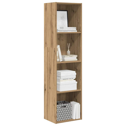 vidaXL Bücherregal Artisan-Eiche 40x30x152 cm Holzwerkstoff