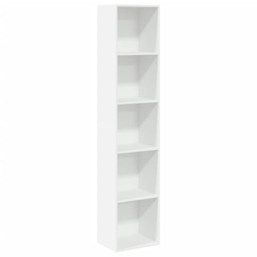 vidaXL Bücherregal Weiß 40x30x189 cm Holzwerkstoff