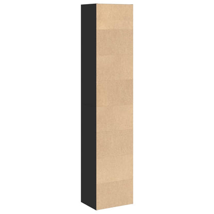 vidaXL Bibliothèque noir 40x30x189 cm Aggloméré