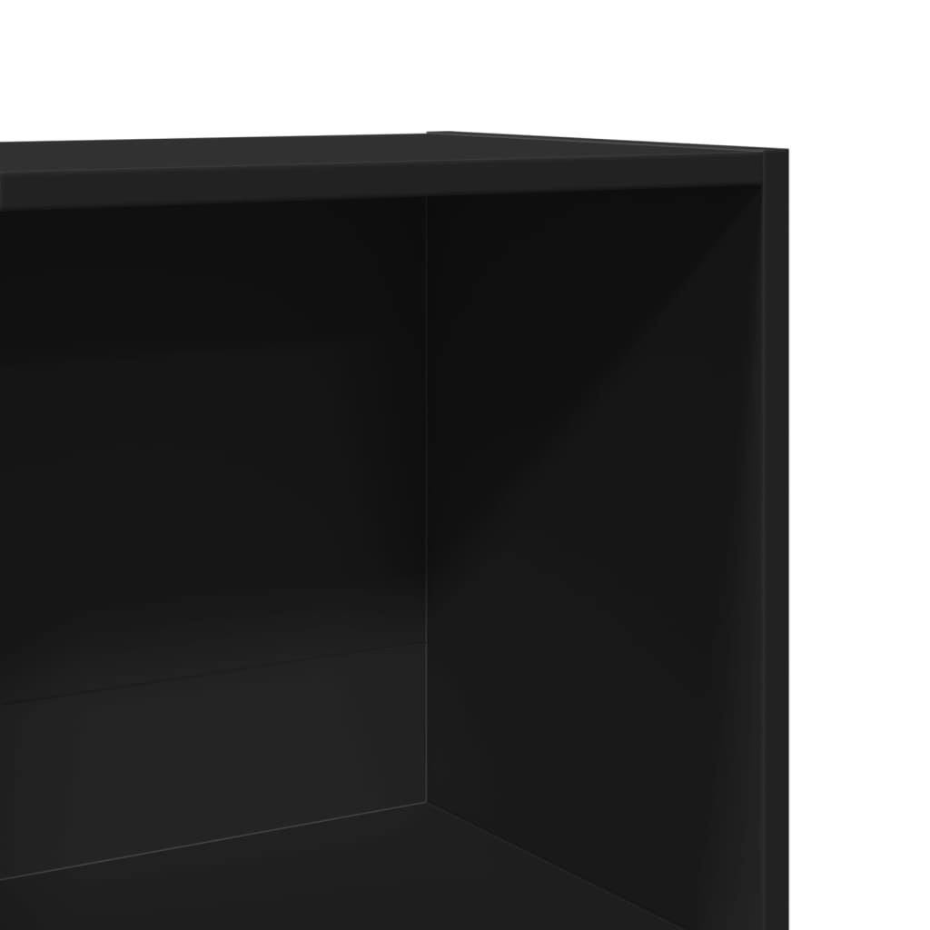 vidaXL Bibliothèque noir 40x30x189 cm Aggloméré