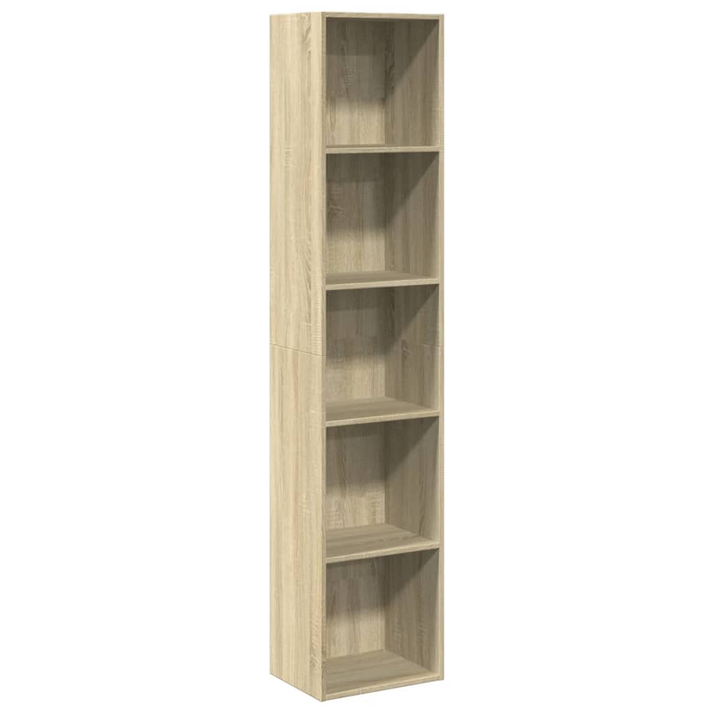 vidaXL Bibliothèque chêne Sonoma 40x30x189 cm bois d'ingénierie