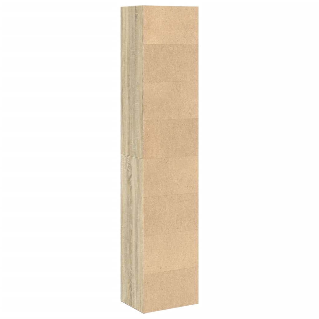 vidaXL Bibliothèque chêne Sonoma 40x30x189 cm bois d'ingénierie