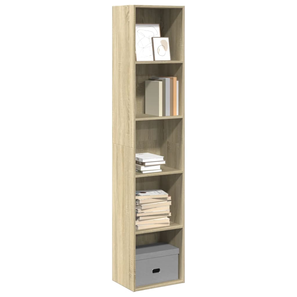 vidaXL Bibliothèque chêne Sonoma 40x30x189 cm bois d'ingénierie