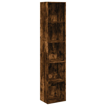vidaXL Bücherregal Räuchereiche 40x30x189 cm Holzwerkstoff