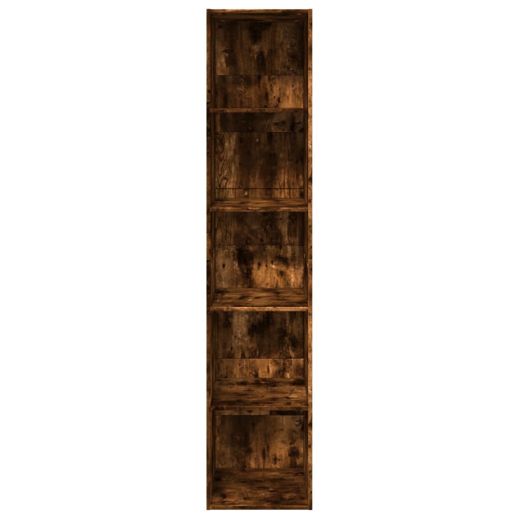 vidaXL Bücherregal Räuchereiche 40x30x189 cm Holzwerkstoff