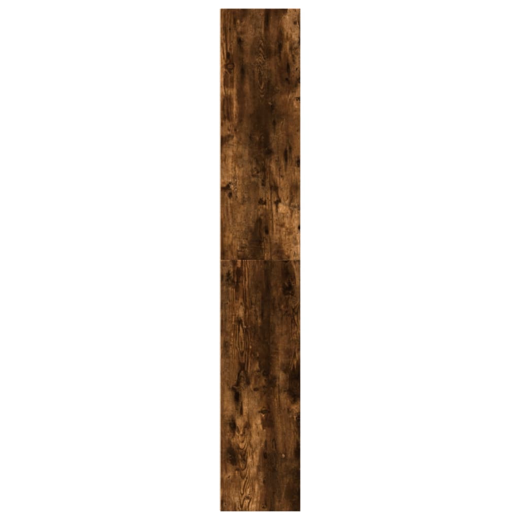 vidaXL Bücherregal Räuchereiche 40x30x189 cm Holzwerkstoff