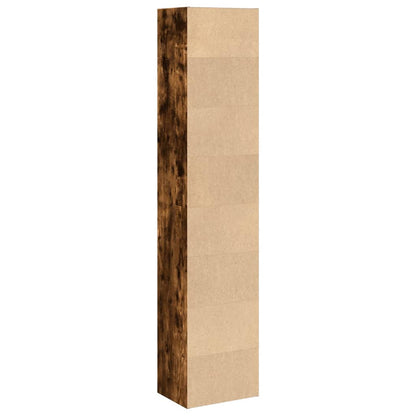 vidaXL Bücherregal Räuchereiche 40x30x189 cm Holzwerkstoff