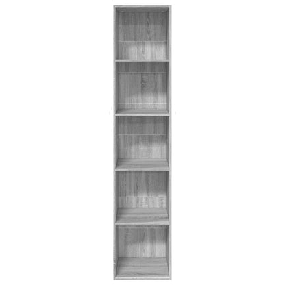 vidaXL Bücherregal Grau Sonoma 40x30x189 cm Holzwerkstoff